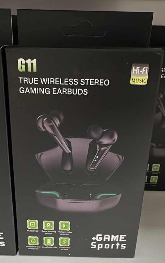 G11 True Wireless Stereo Gaming Earbuds